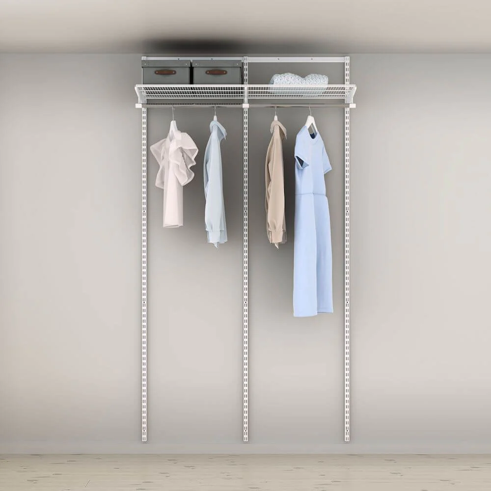 Elfa Basic Hanging Wardrobe Storage Solution W: 120 White