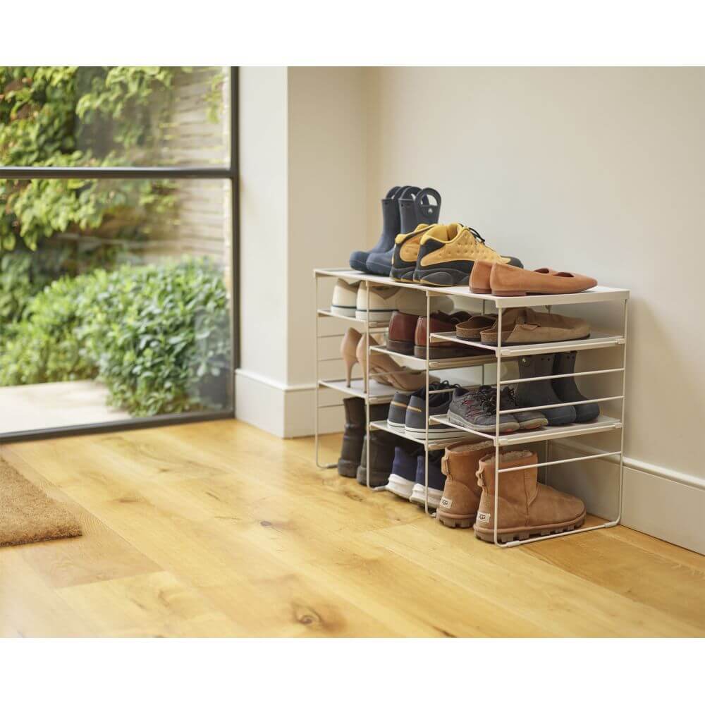 Joseph Joseph Adjustable Shoe Rack Ecru - Image 7