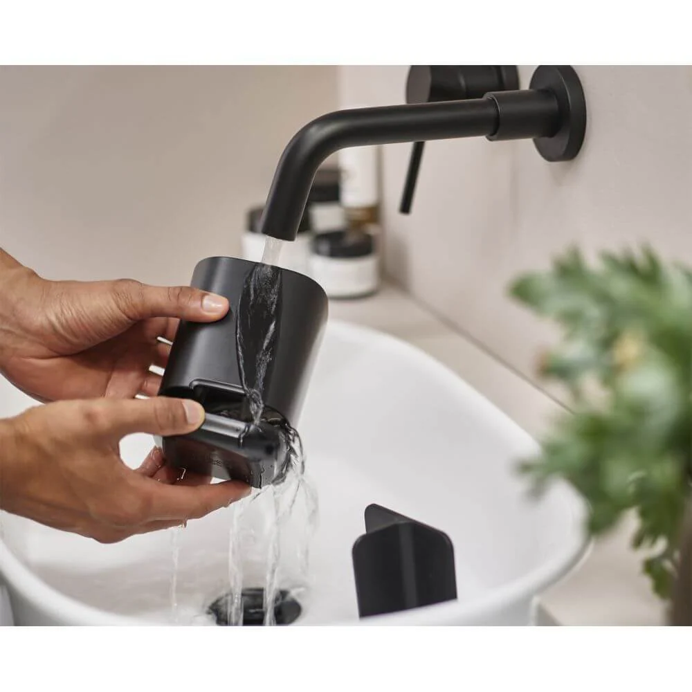 Joseph Joseph EasyStore Toothbrush Caddy Matte Black - Image 4