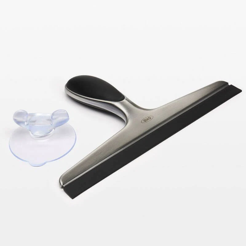 OXO Stainless Steel Shower Squeegee with Hook - Image 2