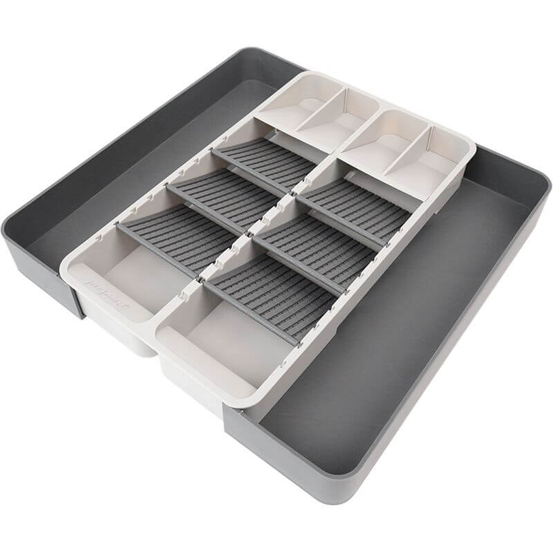 Prepara Adjustable Utensil Storage Tray Double