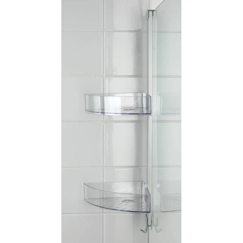 Prima 2 Tier Over Door Corner Shower Caddy - Image 2