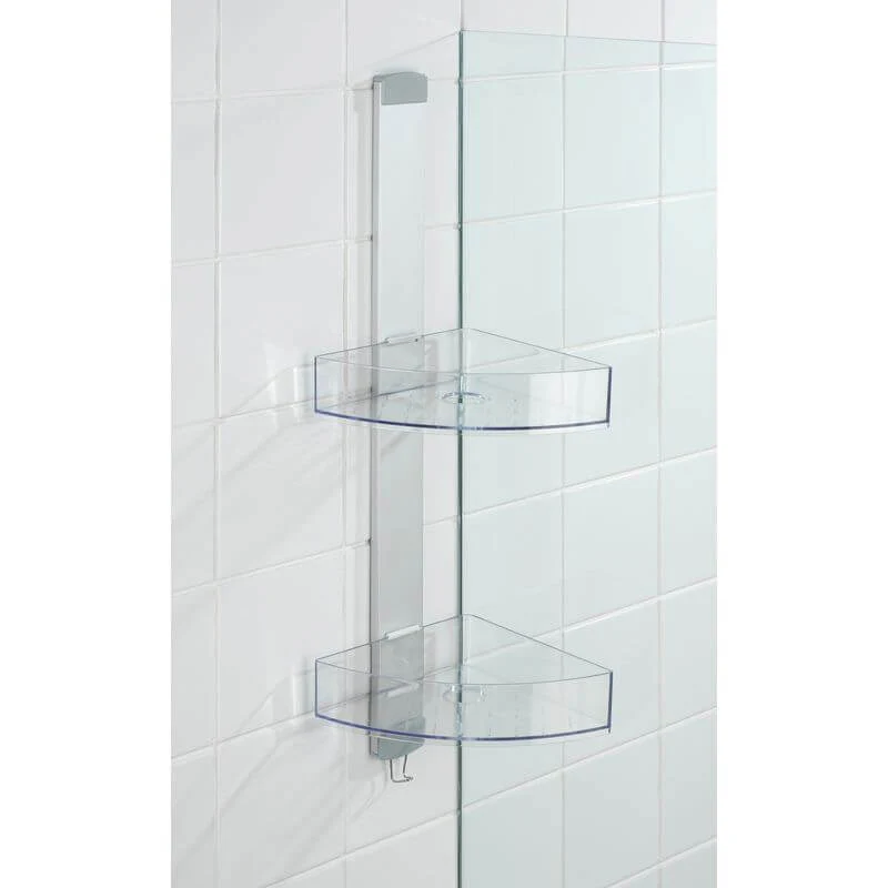 Prima 2 Tier Over Door Corner Shower Caddy - Image 4