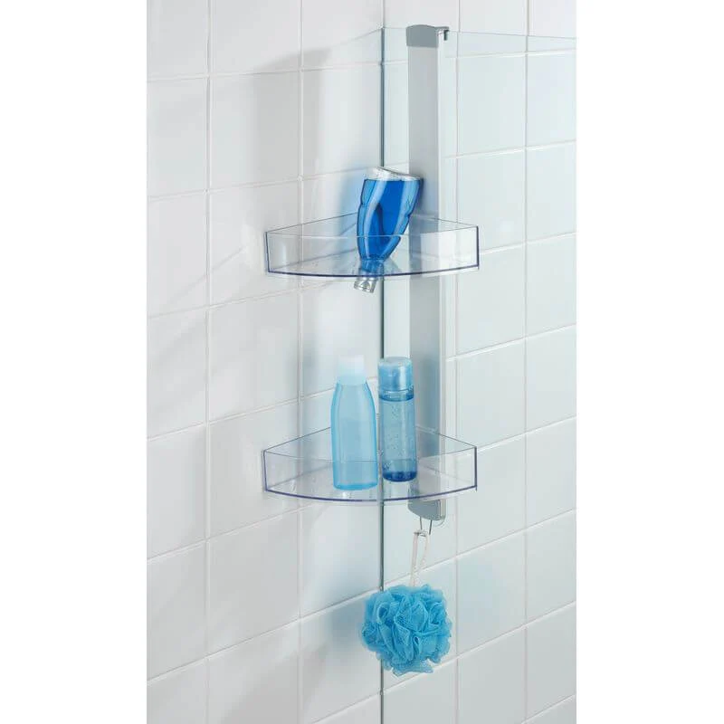 Prima 2 Tier Over Door Corner Shower Caddy - Image 5