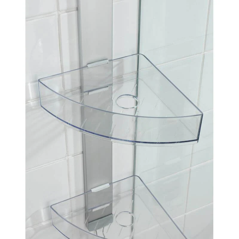 Prima 2 Tier Over Door Corner Shower Caddy - Image 9