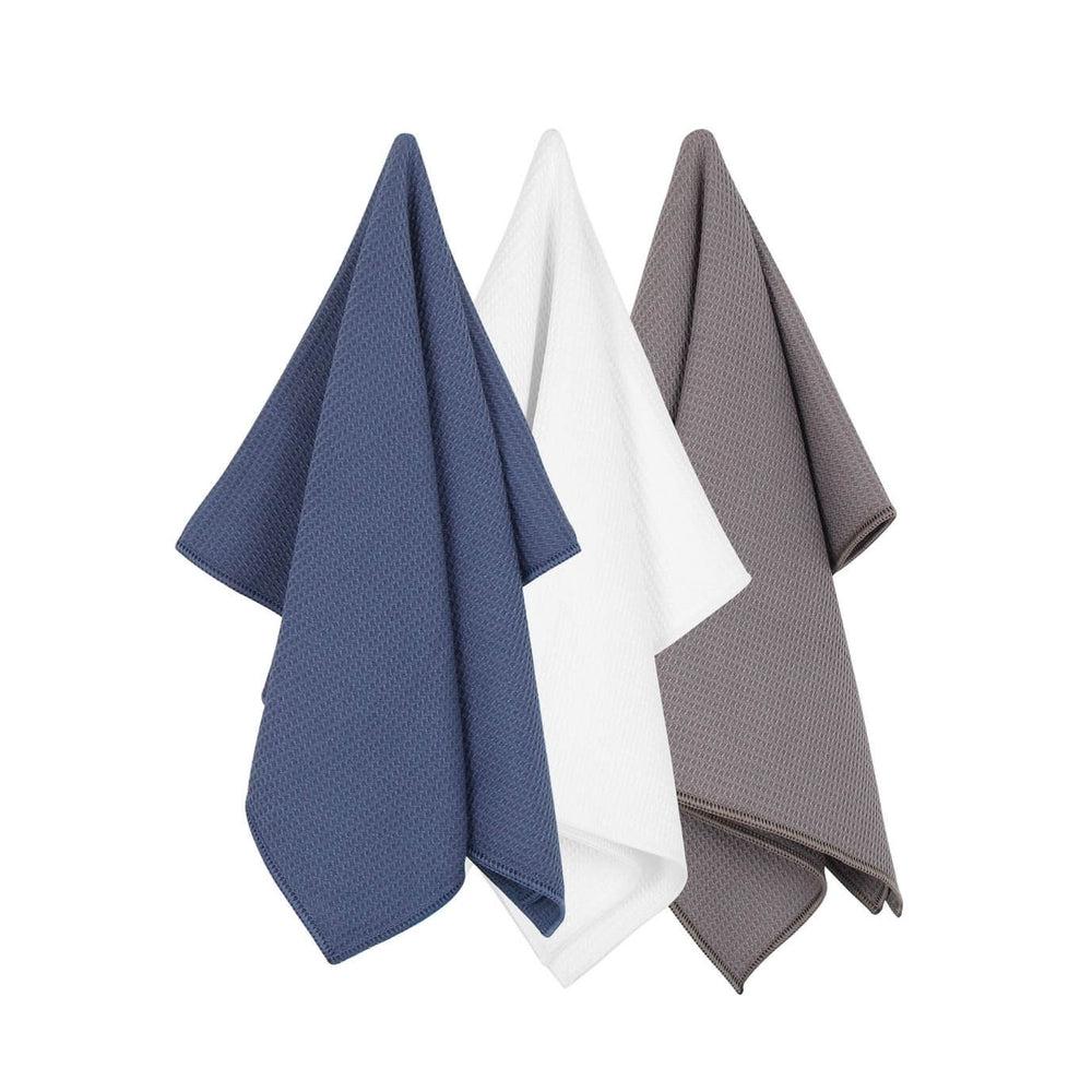 White Magic Microfibre Tea Towels 3 Pack Hamptons